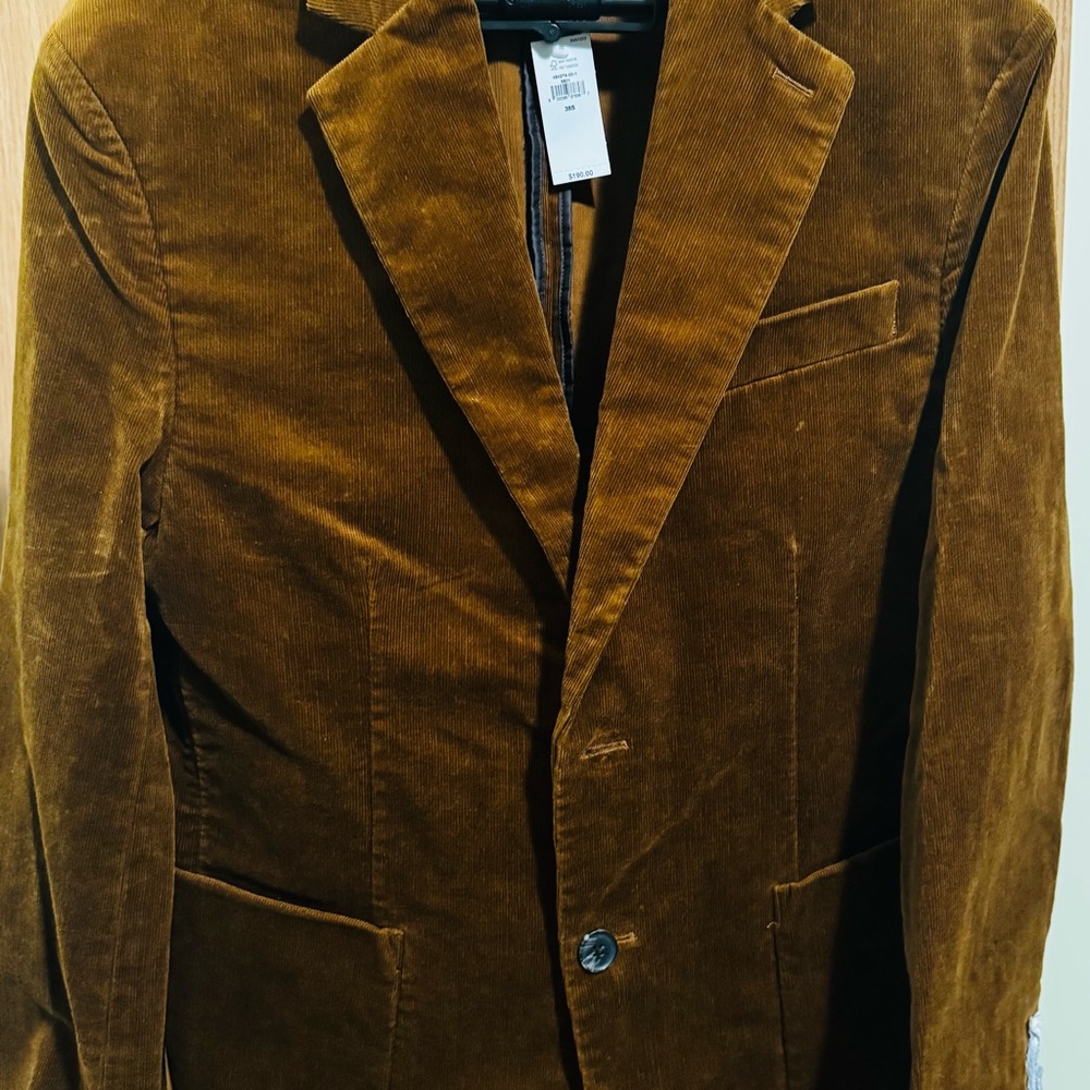 Banana Republic Men's Tan Corduroy Blazer